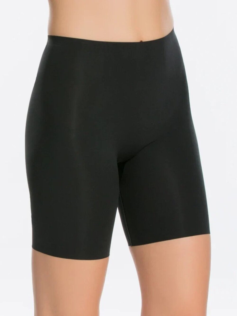SPANX Thinstincts Black Mid Thigh Seamless Shapewear Shorts, Size XL